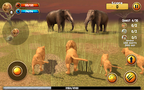 Wild Lion Simulator 3D ภาพหน้าจอ 1