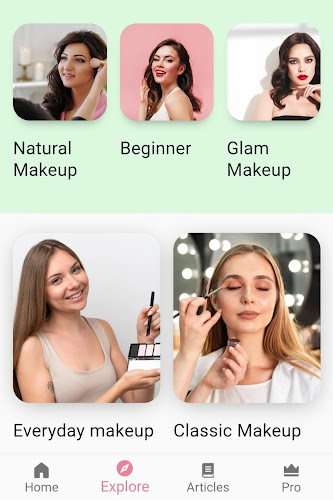 Makeup Tutorial App Zrzut ekranu 1