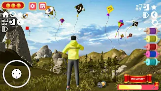 Kite Sim: Kite Flying Games स्क्रीनशॉट 3