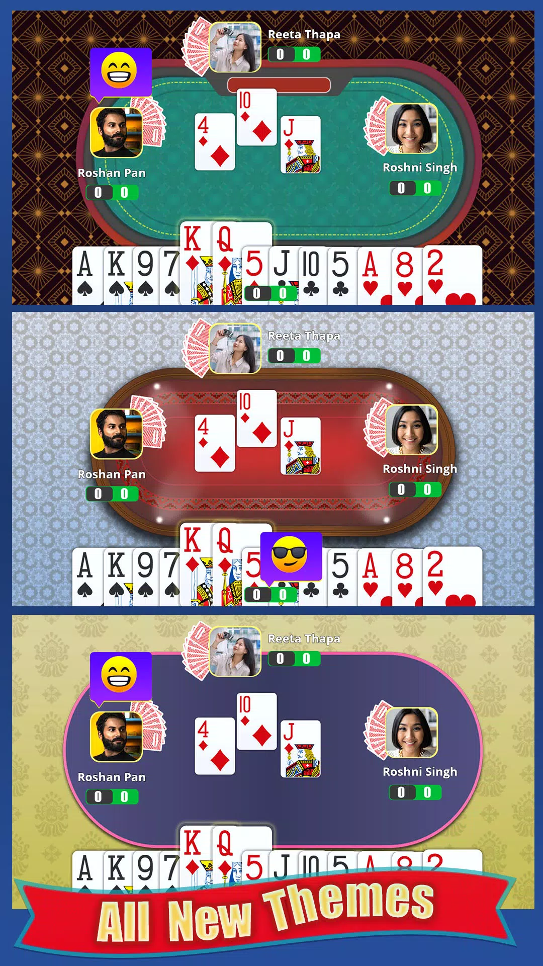 Call Break Online Card Game Schermafbeelding 1