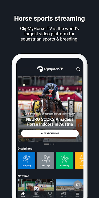 ClipMyHorse.TV & FEI.TV স্ক্রিনশট 1