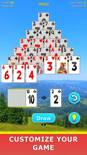 Pyramid Solitaire Mobile Screenshot 1