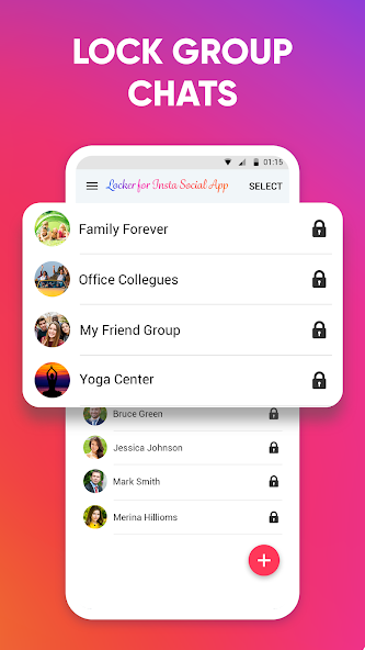 Locker for Insta Social App Mod Ekran Görüntüsü 1