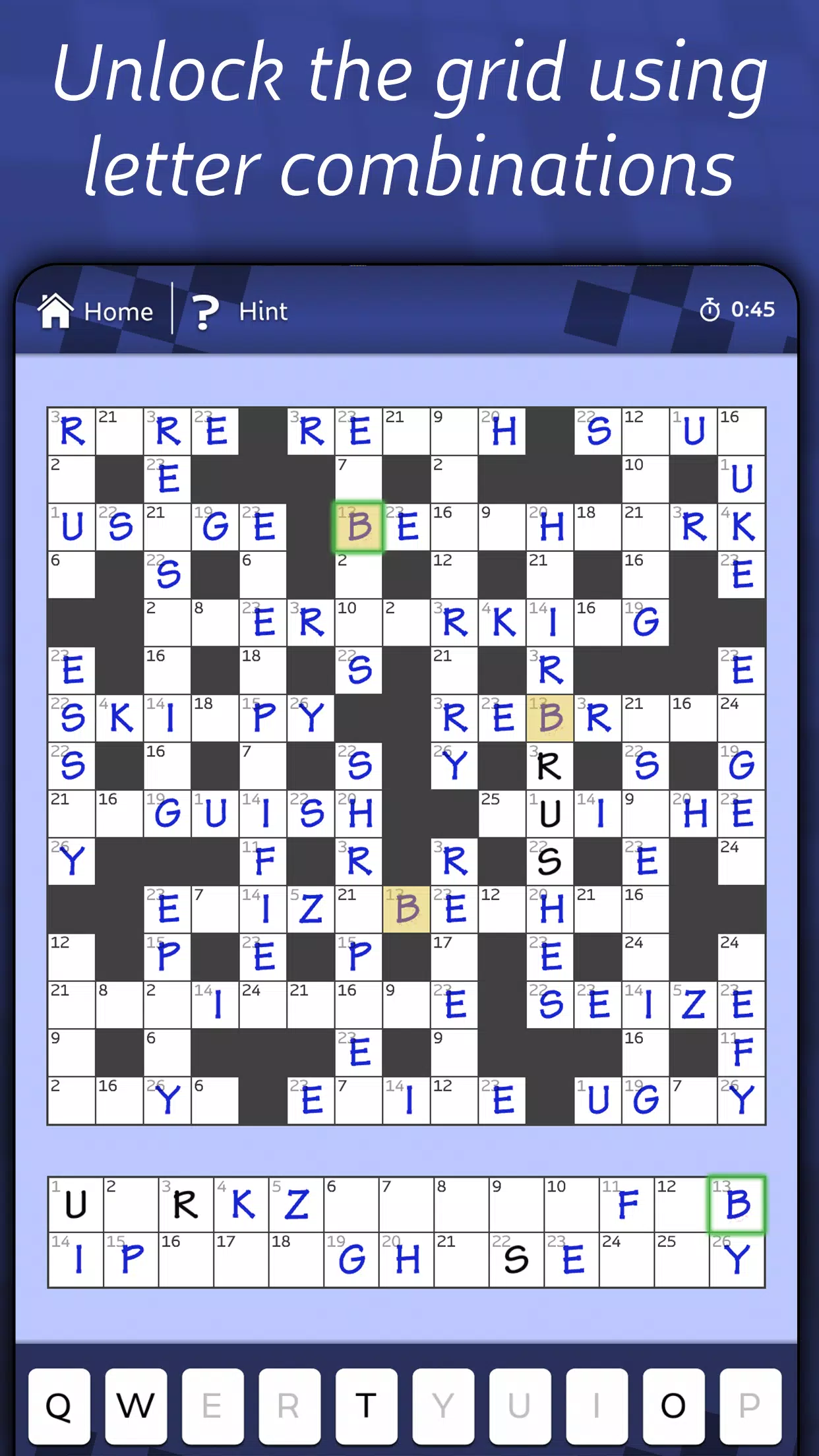 Astraware CodeWords Screenshot 1