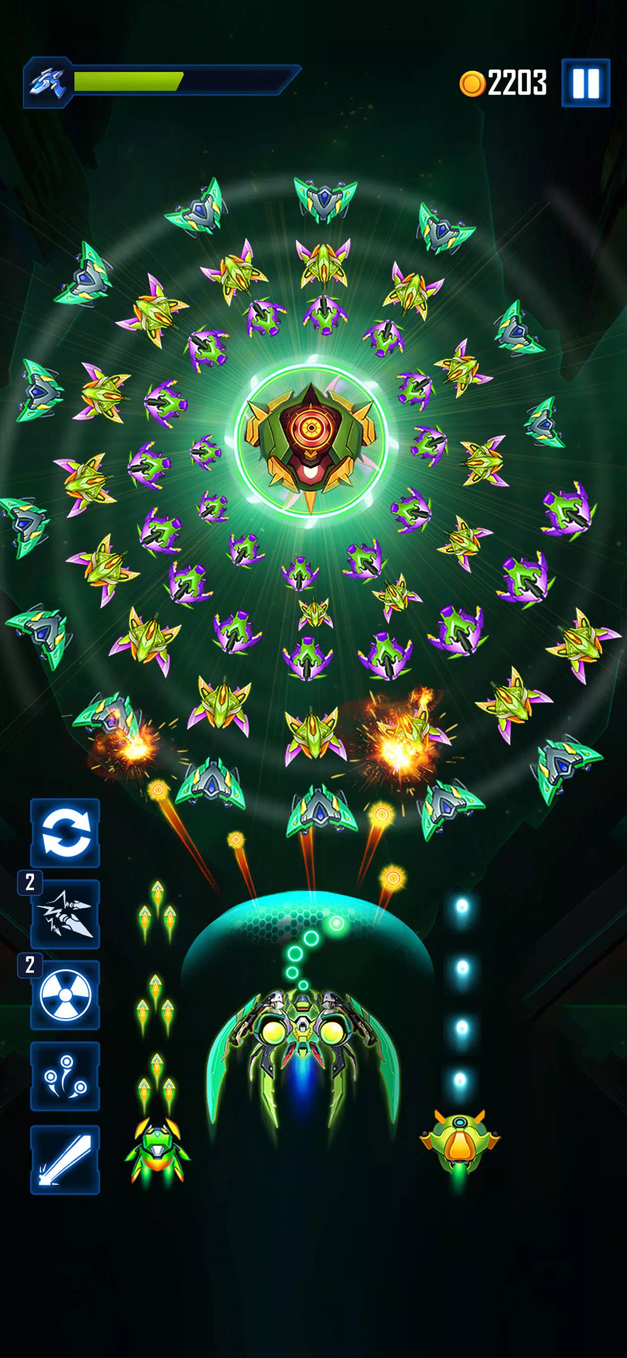 WindWings: Space Shooter ภาพหน้าจอ 1