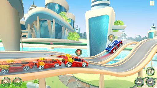 Hot Cars Fever-Car Stunt Races Captura de pantalla 0