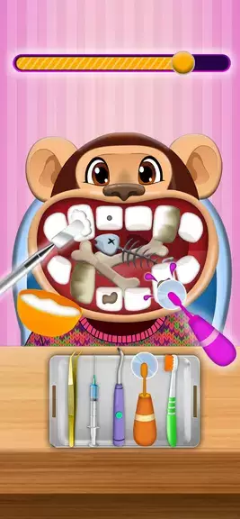 Hippo's Doctor : Dentist Games Zrzut ekranu 1