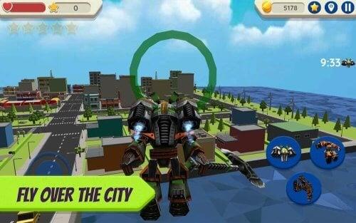 Robot Hero: City Simulator 3D Ảnh chụp màn hình 3