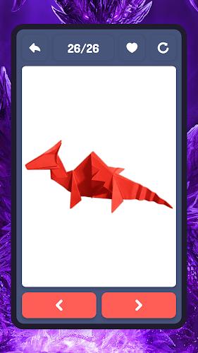 Origami dragons Tangkapan skrin 2