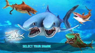 Double Head Shark Attack PVP Schermafbeelding 1