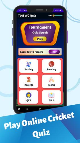 Cricket Quiz Game Captura de pantalla 2