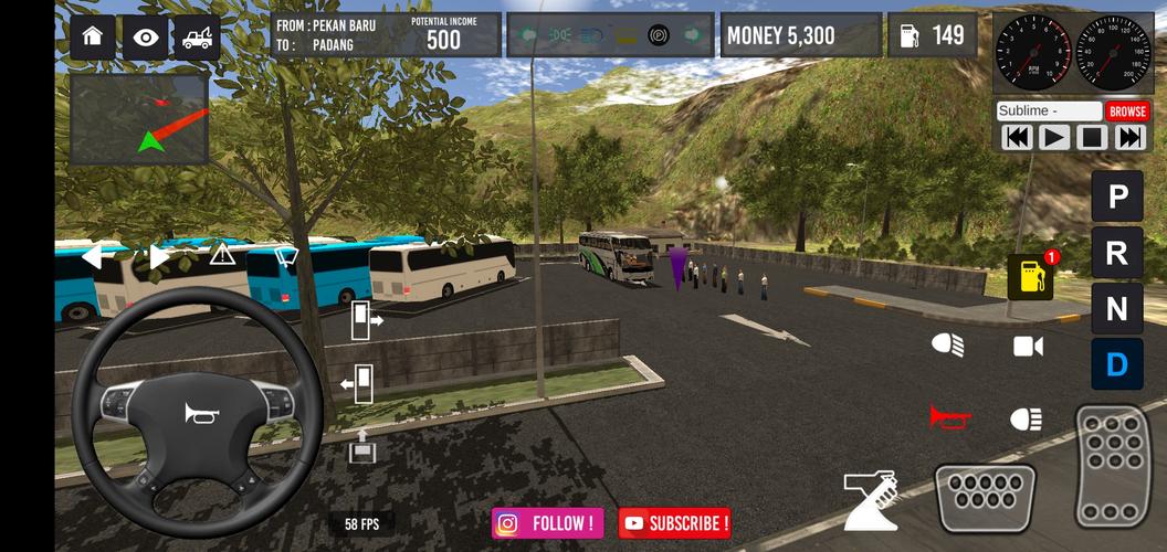IDBS Simulator Bus Sumatera Captura de tela 3
