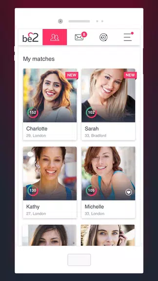 be2 – Matchmaking for singles ภาพหน้าจอ 1