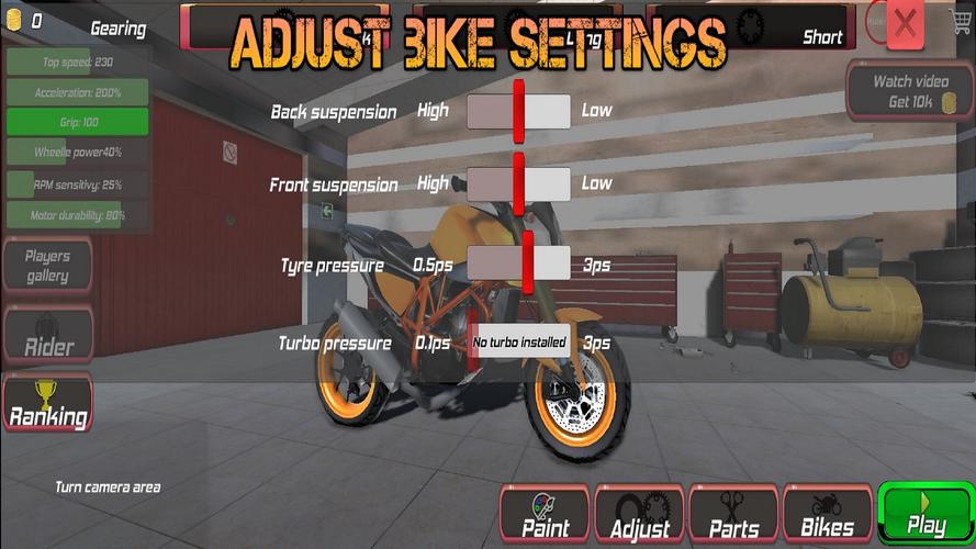 Drag Bikes 3 Ảnh chụp màn hình 2