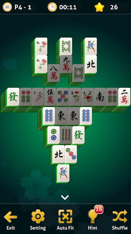 Mahjong Solitaire - Oriental Journey Schermafbeelding 0