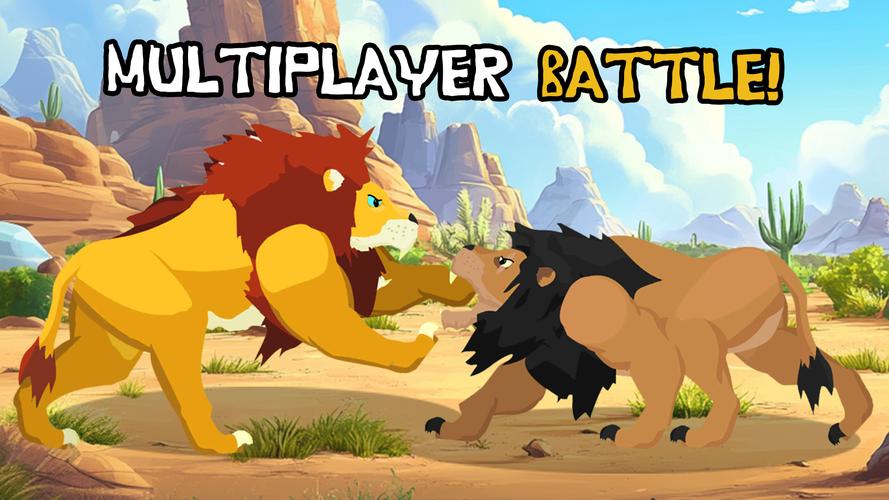 Lion Fights Savannah Animals Screenshot 3