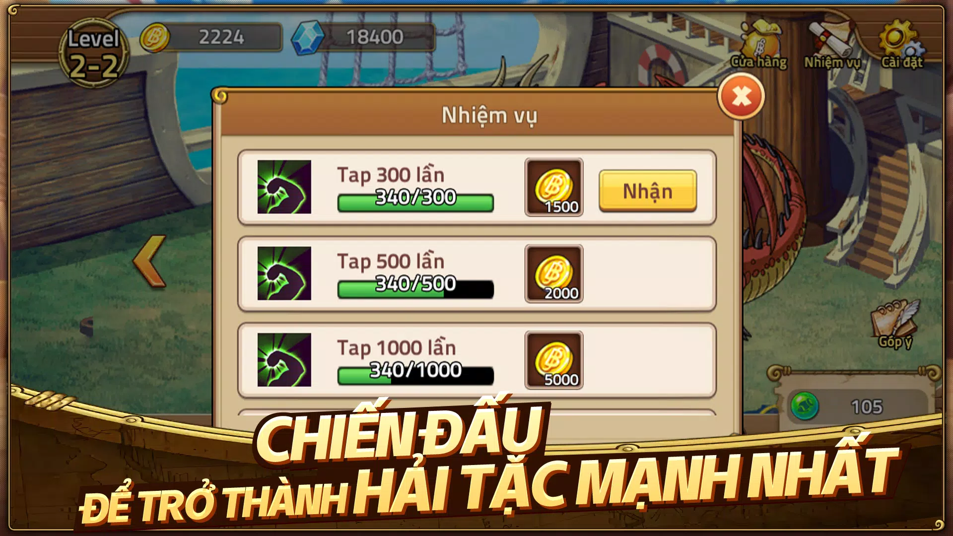 Huyền Thoại Hải Tặc Schermafbeelding 2