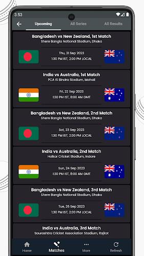 IND vs PAK Live Cricket Score Ekran Görüntüsü 2