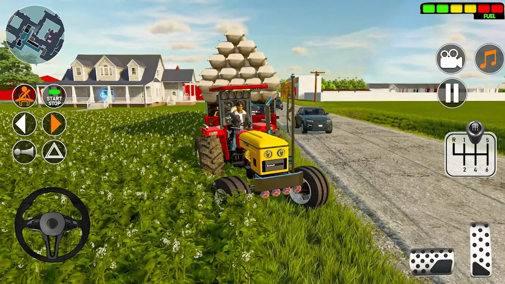 Schermata Cargo Tractor Farming Game 3D 1