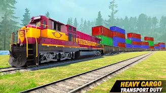 City Train Driving Train Games Captura de pantalla 2