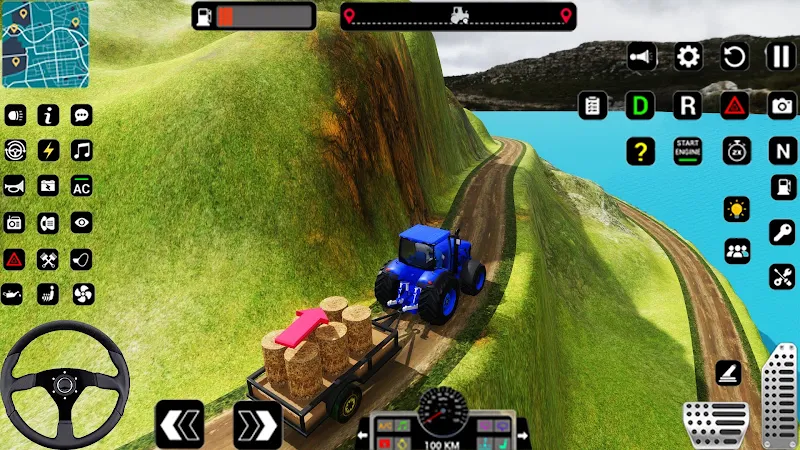 Schermata Tractor Trolly Driving Games 2