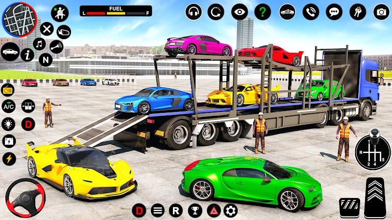 Car Transport Truck Games ภาพหน้าจอ 0