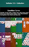 550+ Card Games Solitaire Pack Captura de tela 1