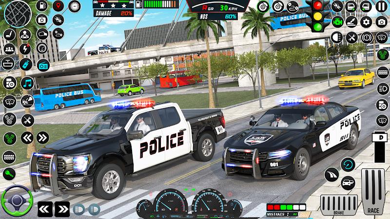 US Police Car Parking - King Capture d'écran 3