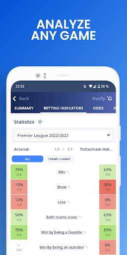 Schermata TIPSTOP - Soccer betting tips 0