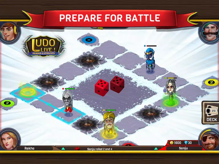 Ludo Live! Heroes & Strategy Captura de pantalla 1