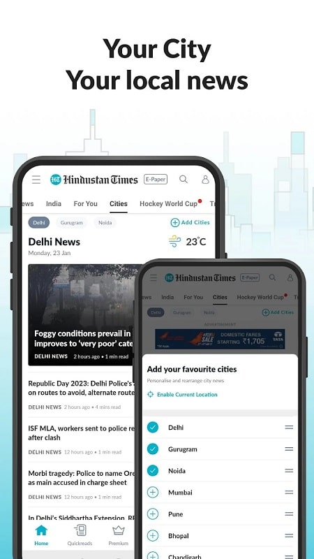 Hindustan Times Schermafbeelding 1