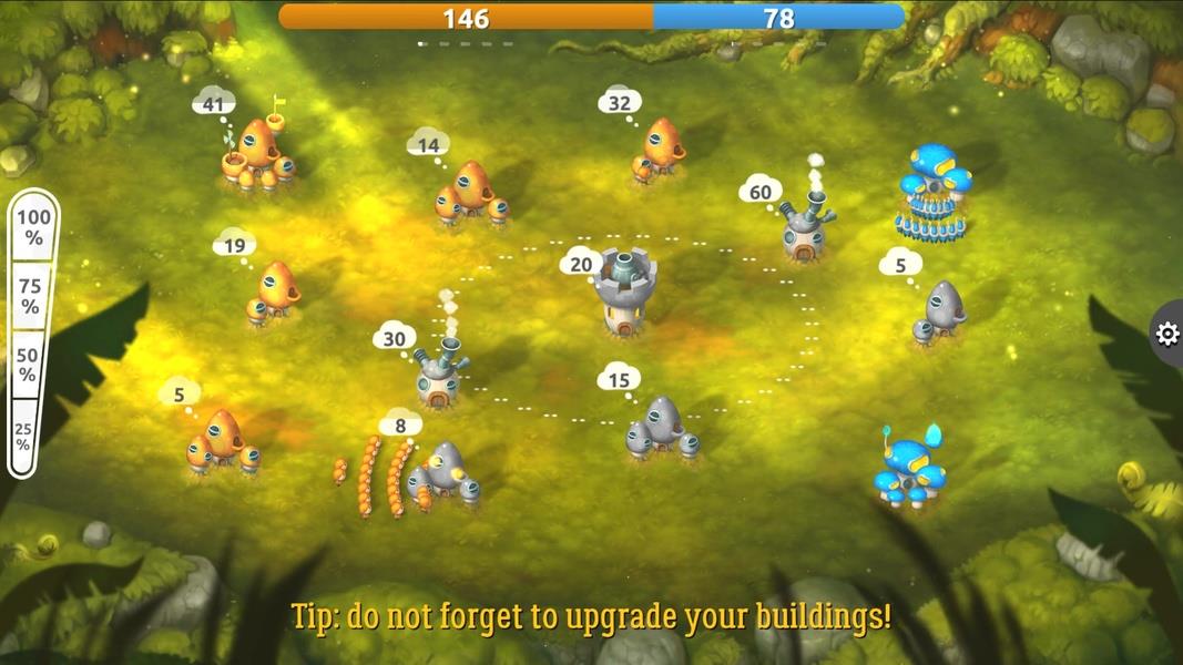 Schermata Mushroom Wars 2: RTS Strategy 1