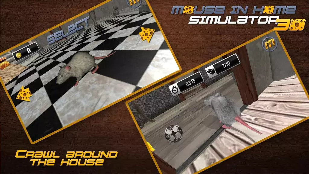 Mouse in Home Simulator 3D Ảnh chụp màn hình 3