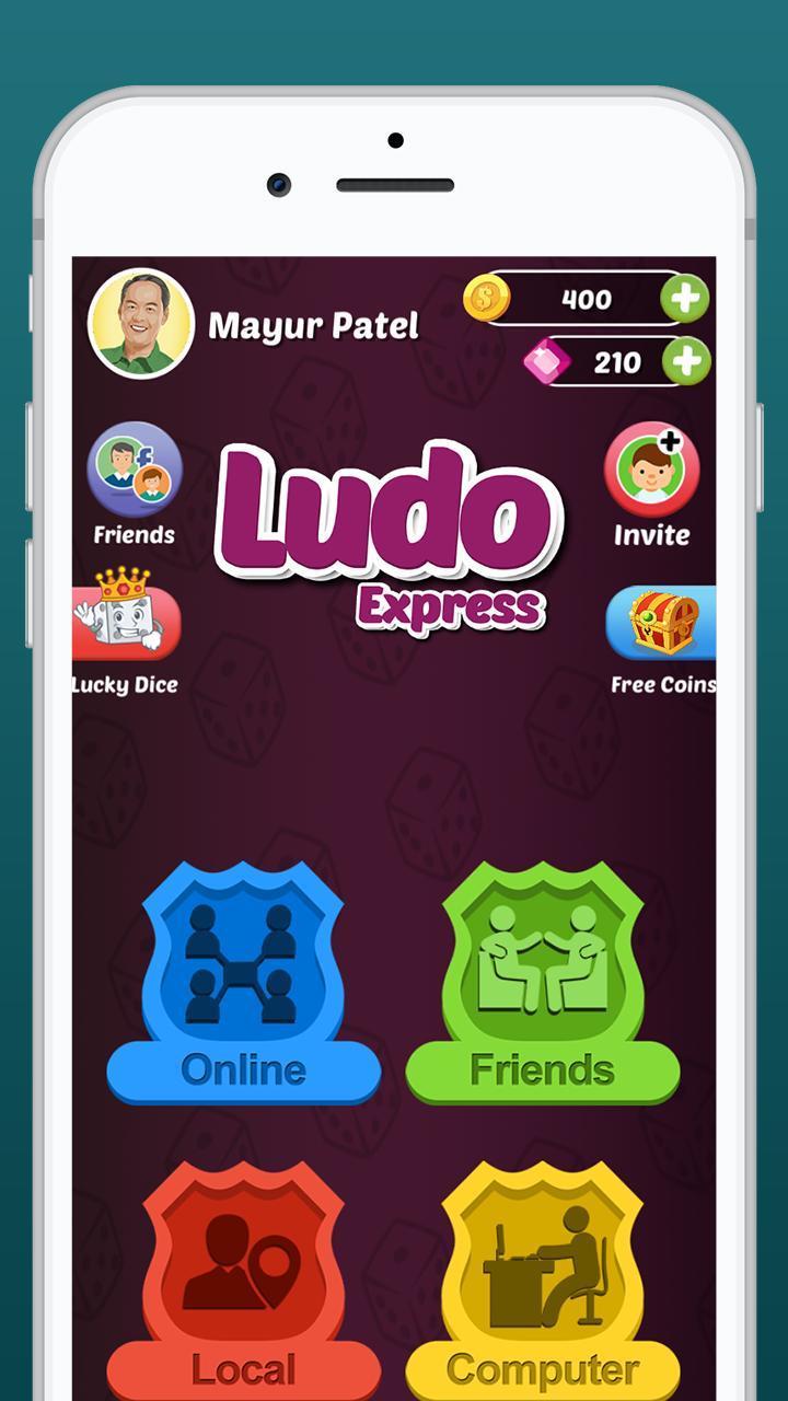 Ludo Express : Online Ludo स्क्रीनशॉट 0