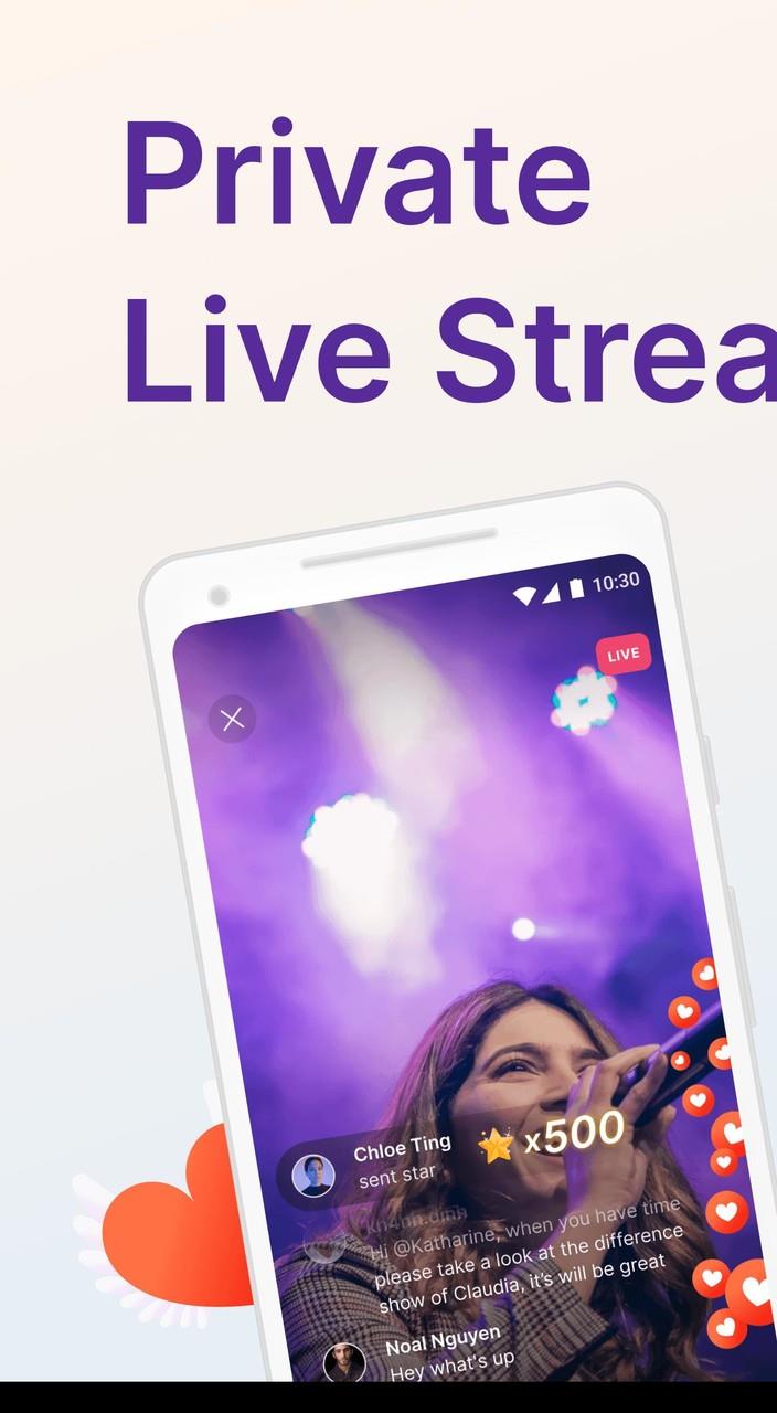 Tevi - Private Live Streaming Capture d'écran 0