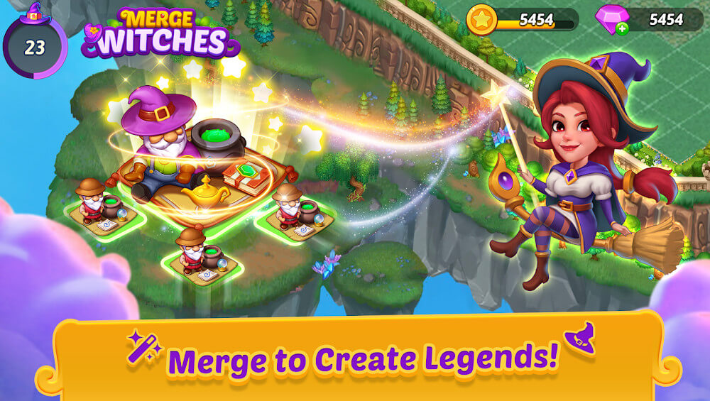 Merge Witches Mod স্ক্রিনশট 0