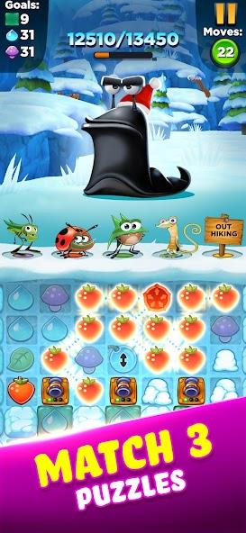 Schermata Best Fiends - Match 3 Puzzles Mod 2