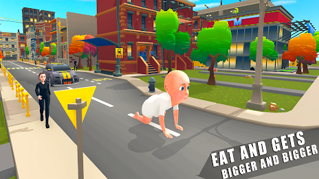 Hungry Baby Big Fat Simulator Captura de pantalla 1