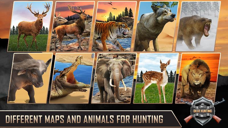 Deer Hunting Simulator Games স্ক্রিনশট 1