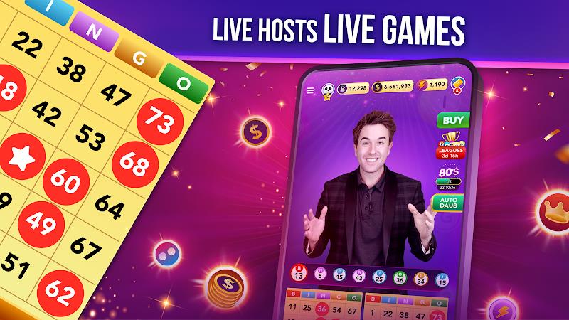 Live Play Bingo: Real Hosts স্ক্রিনশট 1