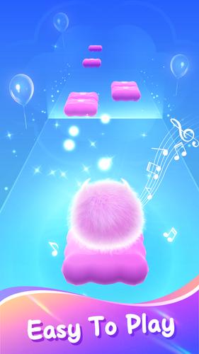 Fluffy Ball: Music Hop Game 스크린샷 2