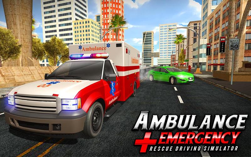 911 Ambulance City Rescue Game應用截圖第0張