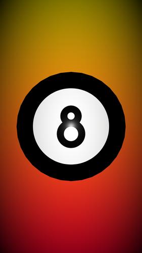 Magic 8 Ball Live Wallpaper 3D Screenshot 2