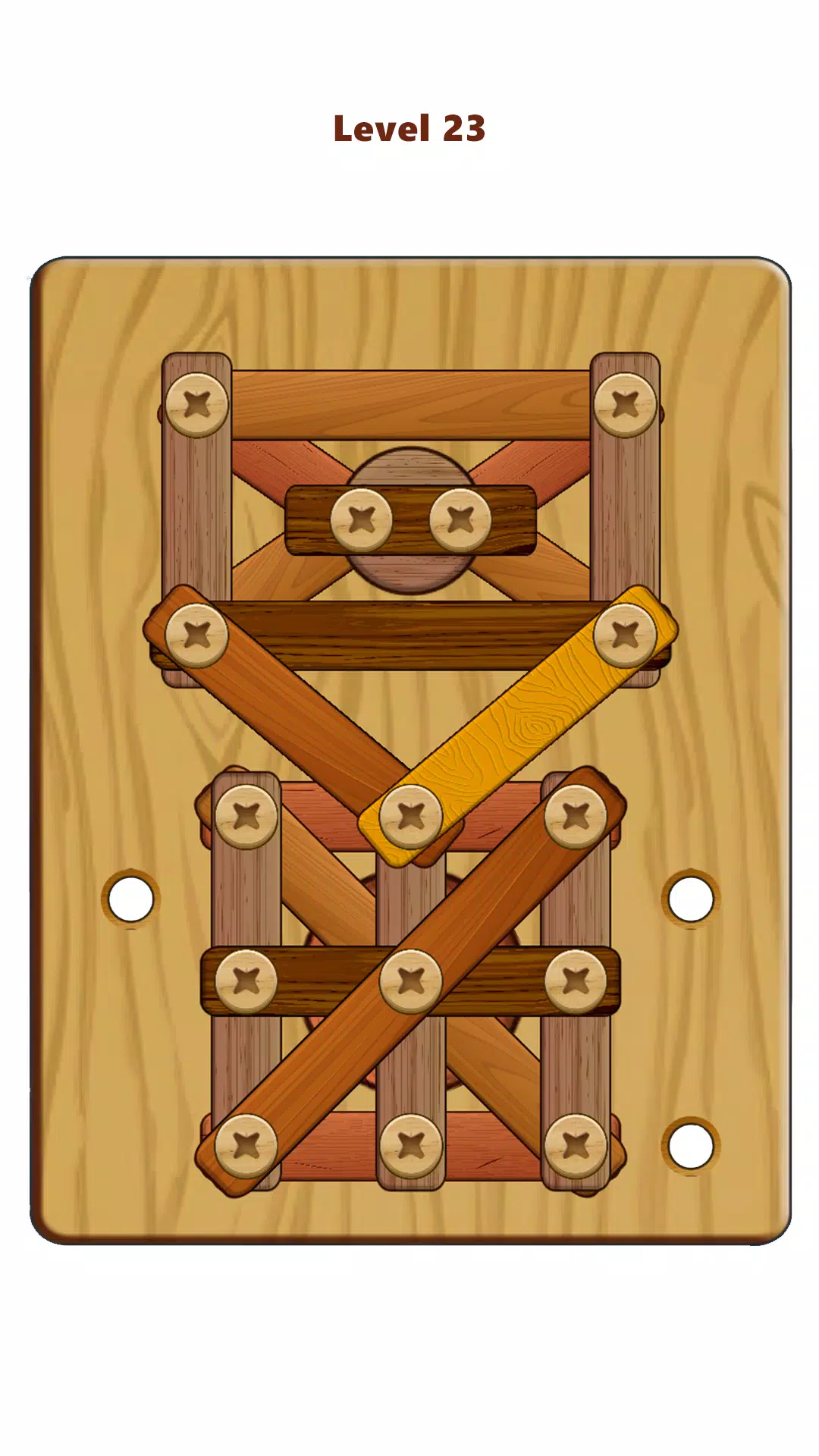 Wood Nuts & Bolts Puzzle স্ক্রিনশট 1