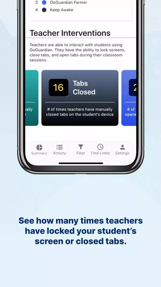 GoGuardian Parent App ဖန်သားပြင်ဓာတ်ပုံ 1