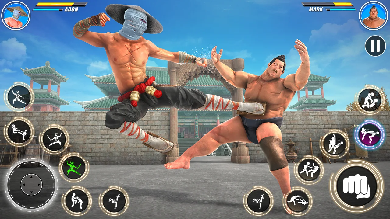 Kung Fu Games - Fighting Games Ảnh chụp màn hình 2