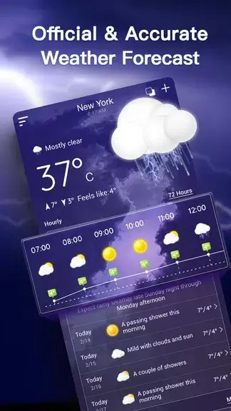 Live Weather Forecast Tangkapan skrin 3