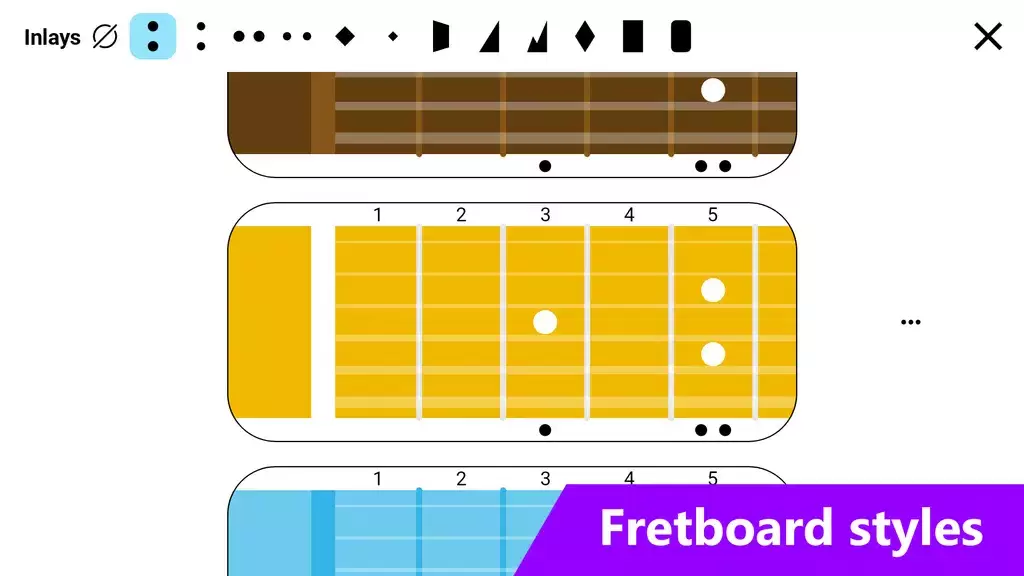 Guitar Fretboard: Scales Schermafbeelding 3