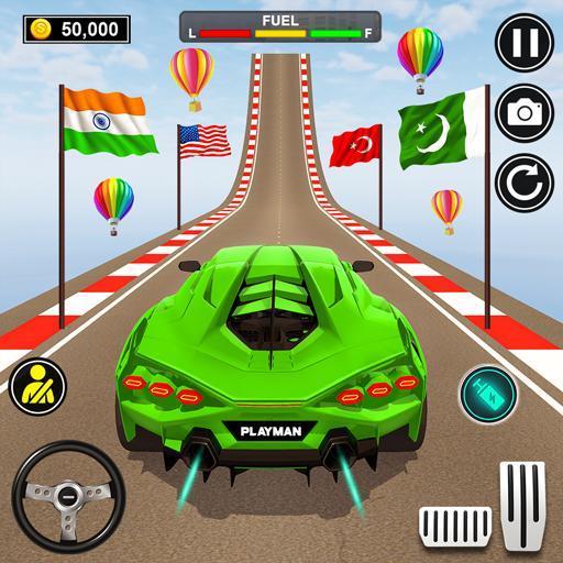 GT Car Stunt Racing Games 2023 ภาพหน้าจอ 1