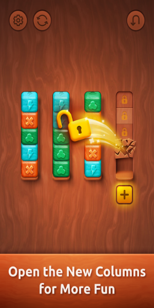 Colorwood Sort Puzzle Game Mod Captura de pantalla 2